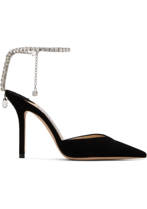 Jimmy Choo Black Saeda 100 Heels