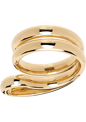 Bottega Veneta Gold Frills Ring