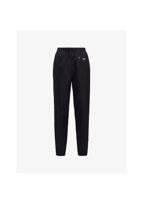 Womens Prada Straight-Leg Re-Nylon Gabardine Trousers