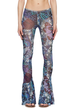 Jean Paul Gaultier Blue Butterfly Pants