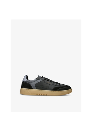 Mens Axel Arigato Dice Leather and Suede Low-Top Trainers