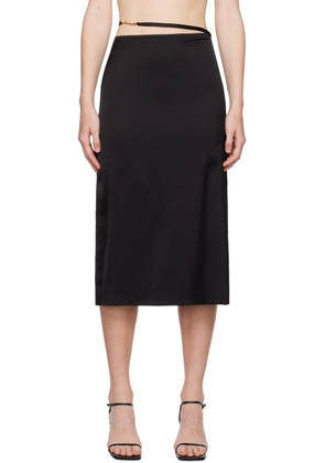 JACQUEMUS Black La Casa 'La jupe Notte' Midi Skirt