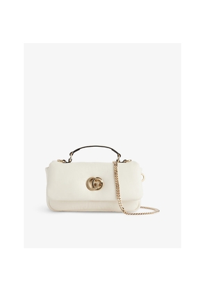 Womens Gucci Gg Milano Top-Handle Leather Bag