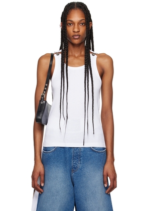Jean Paul Gaultier White 'The Straps' Tank Top