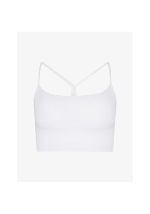 Womens Sweaty Betty Spirit Restored Stretch-Woven Yoga Bra