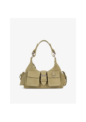 Womens The Kooples Amelia Suede Shoulder Bag