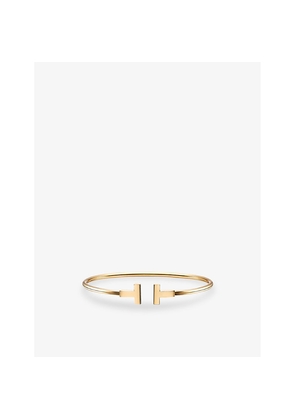 Womens Tiffany & Co Tiffany T Wire 18ct Yellow-Gold Bracelet