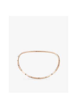 Cartier Love  18ct Rose-Gold and 0.21ct Brilliant-Cut Diamond Torque Necklace