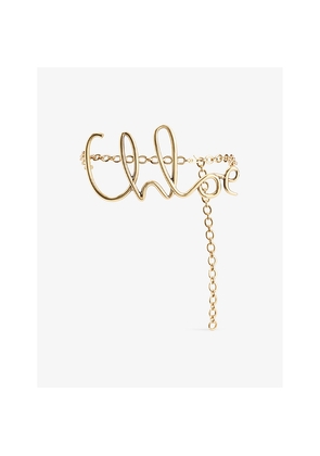 Womens Chloe Iconic Brass Belt