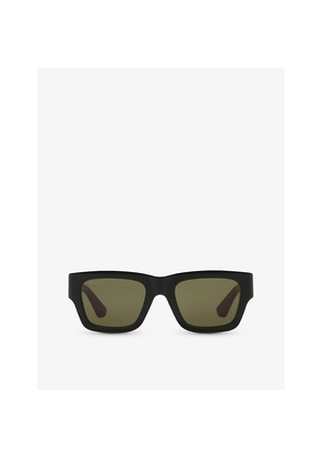 Gucci Gg1668S Square-Shape Acetate Sunglasses