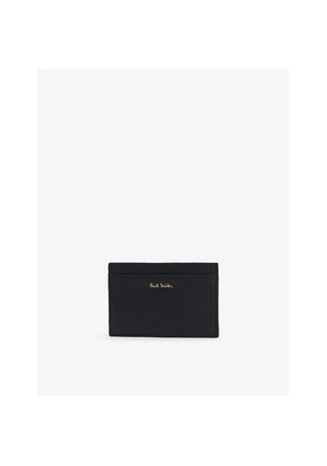 Mens Paul Smith Signature Stripe Grained Leather Card Holder