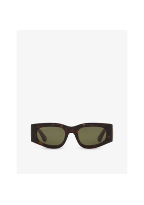 Womens Gucci Gg1664S Square-Shape Acetate Sunglasses