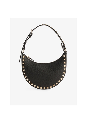 Womens Valentino Garavani Rockstud Mini Leather Hobo Bag