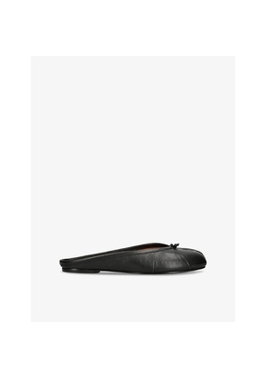 Womens Maison Margiela Tabi Split-Toe Leather Ballet Flats