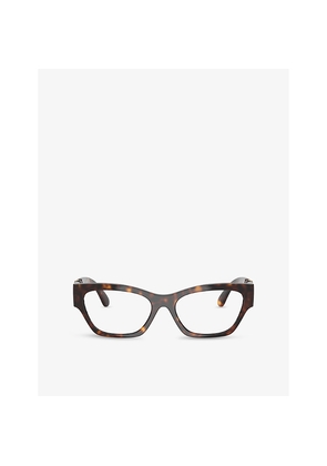 Womens Versace Ve3367U Cat-Eye Tortoiseshell Optical Glasses