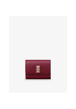Womens C De Cartier Mini Leather Wallet