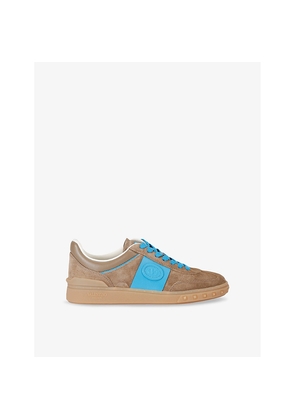 Womens Valentino Garavani Upvillage Branded Leather Low-Top Trainers