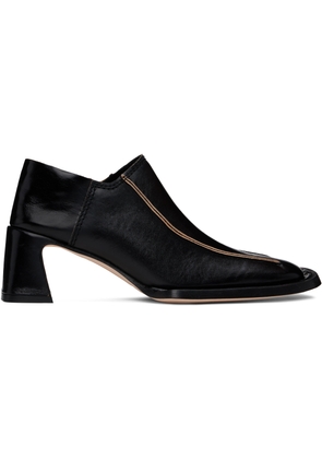 Miista Black Autumn Mule Heels