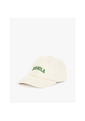 Womens Adanola Varsity Logo-Embroidered Cotton-Canvas Cap