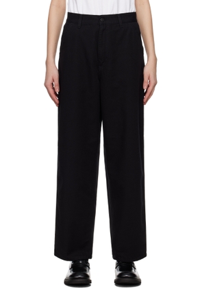 Carhartt Work In Progress Black Brandon Single Knee Trousers