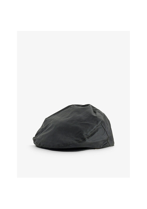 Mens Barbour Wax Cotton Flat Cap