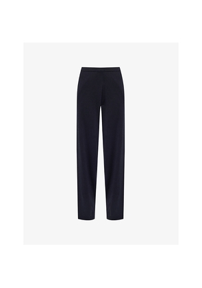 Womens Extreme Cashmere N°353 Relaxed-Fit Brushed Cashmere Knitted Trousers