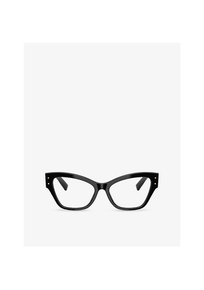 Womens Dolce & Gabbana Dg3404 Irregular-Frame Optical Glasses