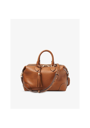 Mens Aspinal Of London Hudson Leather Bowling Bag