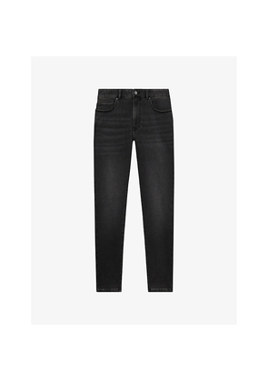 Mens Reiss Maddison Tapered Slim-Fit Denim Jeans
