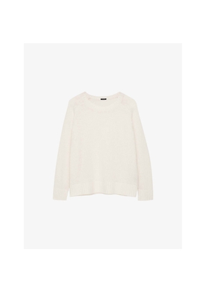 Womens Joseph Round-Neck Long-Sleeve Cashmere Jumper