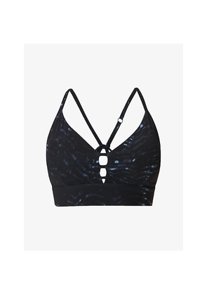 Womens Sweaty Betty Super Soft Strappy-Back Stretch-Woven Bra