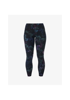 Womens Sweaty Betty Power Canopy-Print Workout Stretch-Woven Leggings