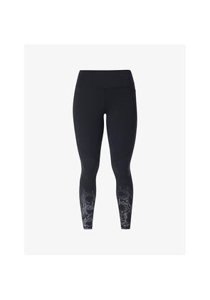 Womens Sweaty Betty Power Reflective Stretch-Woven Workout Leggings
