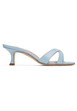 Manolo Blahnik Blue Callamu Heeled Sandals