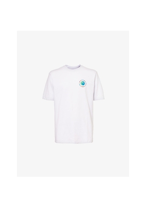 Mens Patagonia Crewneck Graphic-Print Cotton-Blend T-Shirt