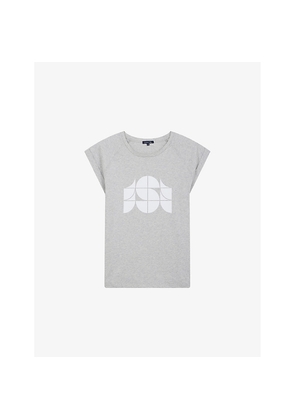 Womens Soeur Valentina Graphic-Print Short-Sleeve T-Shirt