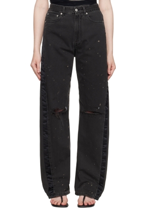 MM6 Maison Margiela Black 5 Pockets Jeans