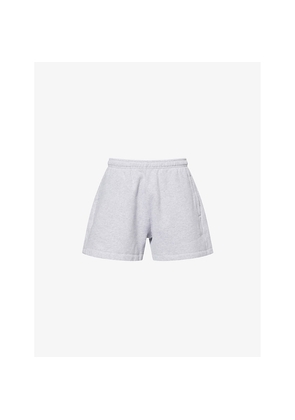 Womens Represent Owners Club Two-Welt-Pockets High-Rise Cotton-Jersey Shorts