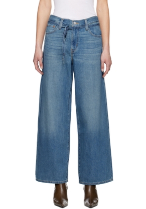 Levi's Blue XL Baggy Straight Linen+ Jeans