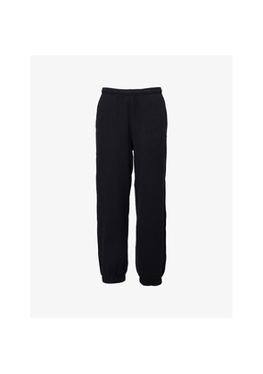 Womens Represent Owners Club Two-Slip-Pockets Wide-Leg High-Rise Cotton-Jersey Jogging Bottoms