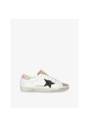 Womens Golden Goose Super Star 12170 Leather Low-Top Trainers