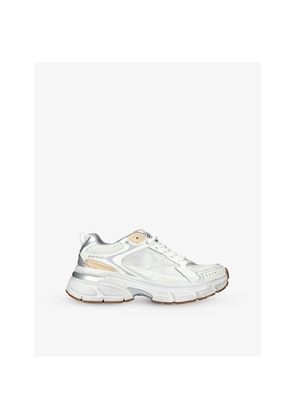 Womens Golden Goose Lightstar 10272 Low-Top Leather and Mesh Trainers