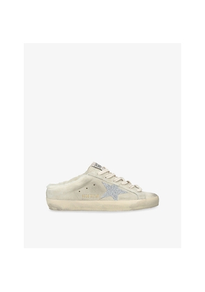Womens Golden Goose Super Star Sabot Suede Low-Top Trainers