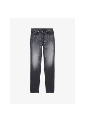 Mens Diesel 2023 D-Finitive Tapered-Leg Regular-Fit Denim-Blend Jeans