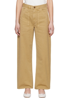 Citizens of Humanity Beige Ayla Cargo Trousers