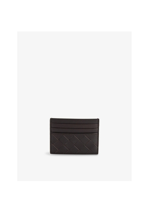 Mens Bottega Veneta Colour-Block Intrecciato Leather Cardholder