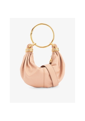Womens Chloe Bracelet Hobo Mini Leather Top-Handle-Bag
