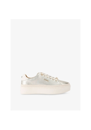 Womens Carvela Caprese Leather Low-Top Trainers