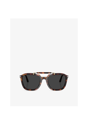 Womens Persol Po0203S Square-Frame Acetate Sunglasses