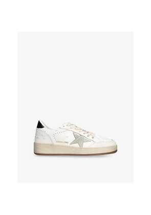 Mens Golden Goose Ballstar 2 Leather Low-Top Trainers